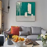 Oil Painting Handmade Hand Painted Wall Art Abstract Canvas Painting Home Decoration Decor Stretched Frame Ready to Hang Lightinthebox - thumbnail