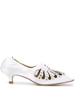 Toga Pulla embellished low heel pumps - White - thumbnail