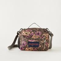 Jansport Floral Print Lunch Bag with Detachable Strap and Zip Closure