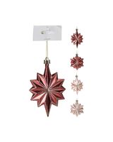 Koopman Snowflake Hangdeco 10cm Assorted 1 Piece