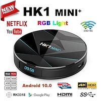 Android 10 HK1MAX MINI Smart TV Box 2.4G/5G Wifi RK3318 Quad Core BT 4.0 RAM 2GB 4GB16G /32G 64G Google Media Player Voice Control Youtube Set Top Box Support IP TV miniinthebox - thumbnail