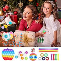 34 pcs Fidget Toys Pack Anti Stress Toy Set Marble Relief Gift for Adults Children Sensory Antistress Relief Figet Toys Box miniinthebox - thumbnail
