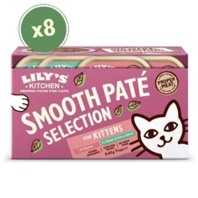 Lily's Kitchen Pate for Kittens Multipack Wet Cat Food 8X85G Lily's Kitchen Pate for Kittens Multipack Wet Cat Food 8X85G