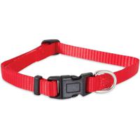 Petmate Aspen Nylon Adjustable Dog Collar 5/8 Inch X 10 - 16 Inch, Red