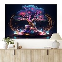 Plants Wall Art Canvas Nordic Tree of Life Prints and Posters Pictures Decorative Fabric Painting For Living Room Pictures No Frame miniinthebox - thumbnail