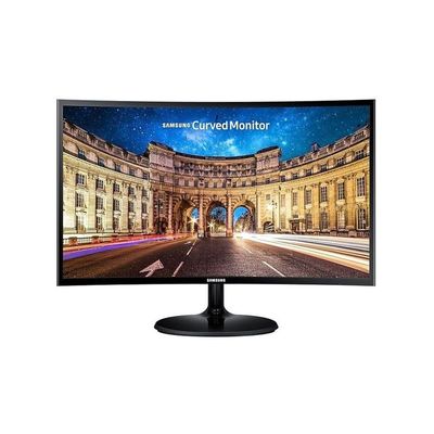 Samsung 24 Inch Essential Curved Monitor With Deeply Immersive Viewing Experience, LC24F390FHMXUE