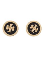 Lacquered Raised Logo Stud Earring - thumbnail