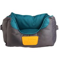 Gigwi Place Soft Bed Green & Grey Small Gigwi Place Soft Bed Green & Grey Small