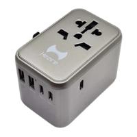 Hezire Hadapt World PD65W Travel Adapter Gunmetal (HEZ-TC-PD65W-INTL)