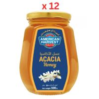 American Harvest Pure Acacia Honey Octa Jar 12X500G