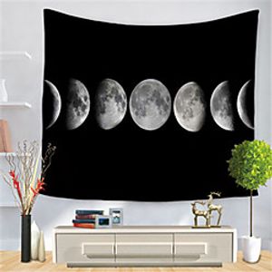 Wall Tapestry Art Decor Blanket Curtain Hanging Home Bedroom Living Room Decoration Polyester Moon Lightinthebox