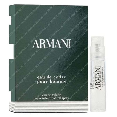 Giorgio Armani Eau De Cedre (M) Edt 1.2Ml Vials