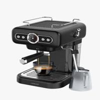 Lepresso Coffee Machine with 15 Bar Ulka Pump 1.2L - Black (LPCFFM0012-BK)