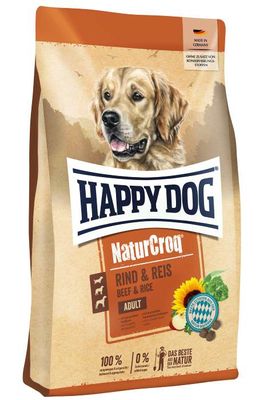 Happy Dog Naturcroq Beef And Rice Dry Food 15Kg