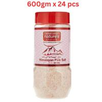 Nature's Choice Himalayan Pink Salt - 600 gm Pack Of 24 (UAE Delivery Only)