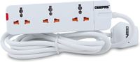 Geepas Extension Socket-(White)-(GES58011) - thumbnail