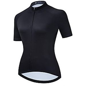 21Grams Women's Short Sleeve Cycling Jersey Summer Spandex Yellow Blue White Solid Color Bike Top Mountain Bike MTB Road Bike Cycling Quick Dry Moisture Wicking Sports Clothing Apparel / Stretchy miniinthebox