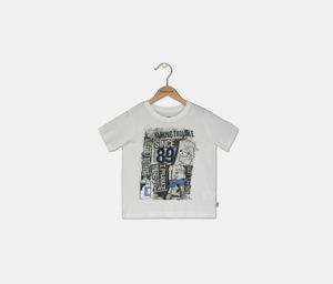 Toddlers Graphic Print Tee  White