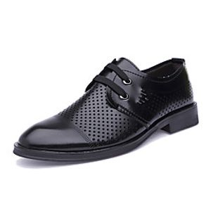Men's Oxfords Business Classic British Daily Office  Career PU Breathable Non-slipping Wear Proof Black Brown Spring Summer miniinthebox