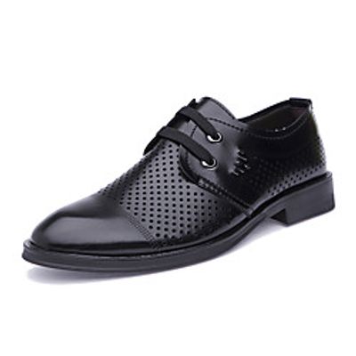 Men's Oxfords Business Classic British Daily Office  Career PU Breathable Non-slipping Wear Proof Black Brown Spring Summer miniinthebox