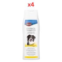 Trixie Jojoba Oil Shampoo For Dogs 250ml (Pack Of 4)