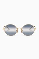 Oval 1970 Bi-gradient Sunglasses in Metal - thumbnail