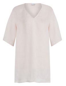 Short Linen Tunic - Rose Short Linen Tunic - Rose