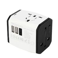 Small Travel Plug Multi-Function Power Conversion Plug Global Universal Power Adapter Socket Smart Travel Fast Charging Equipment Lightinthebox - thumbnail