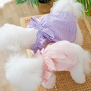 Puppy clothes Pet Dress Cat summer teddy bear Chenery small puppy spring summer thin Lightinthebox