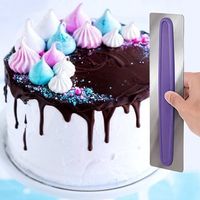 Plastic Cake Decorating Spatulas Cake Scrapers Pastry Cutter DIY Cake Fondant Baking Decorating Tool