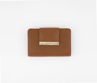 Womens Tab Indexer Wallet  Saddle Brown - thumbnail