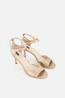Womens Galeah Leather Open Toe Casual Ankle Strap Sandals  Champagne - thumbnail