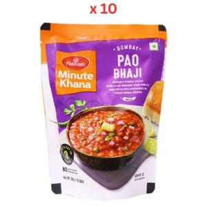Haldirams Minute Khana Curry Pao Bhaji 300gm - Pack Of 10