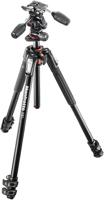 Manfrotto 190 Aluminum 3 Section Tripod with Head MK190XPRO3 3W, Black, Manfrotto MK190XPRO3 3W, B00IT0AMHY