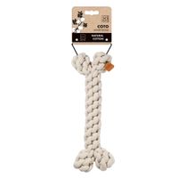 M-PETS Coto White Bone L Eco Friendly Dog Toy (Pack of 2)