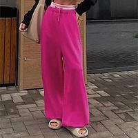 Women's Sweatpants Joggers Green Rose White Hip Hop Soft Casual Sports Micro-elastic Full Length Comfort Plain S M L  Loose Fit Lightinthebox - thumbnail