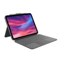 Logitech 920-011441 Combo Touch with Detachable Keyboard and Trackpad Case for iPad (10th Gen) - Oxford Grey (UK English Qwerty)