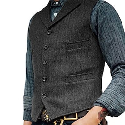 Retro Vintage Roaring 20s 1920s Vest Waistcoat The Great Gatsby Gentleman Men's Cosplay Costume Carnival Event Party Vest Lightinthebox Retro Vintage Roaring 20s 1920s Vest Waistcoat The Great Gatsby Gentleman Men's Cosplay Costume Carnival Event Party Vest Lightinthebox