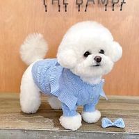 Knitted Dog Sweater Teddy Than Bear Guest Pomerang Yorkshire Schnauzer Small Puppy Pet Clothes miniinthebox - thumbnail