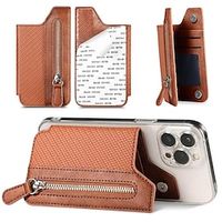 Travel Wallet Card Bag Credit Card Holder For Cell Phone Multifunctional Adhesive Phone Wallet Card Holder Cell Phone Card Case miniinthebox - thumbnail
