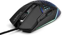 Vertux Katana Gaming Mouse Honeycomb Ventilated Design Wired Gaming Mouse Up to 6400 DPI Optical Sensor 6 Programmable Buttons Lightweight Black - Katana - thumbnail