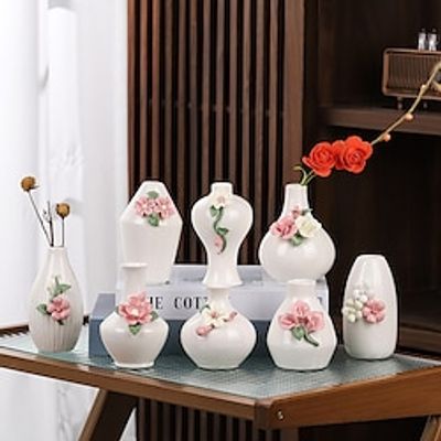 Ceramic Vases, Flower Decorations, Hydroponic Plant Dryers, Home, Living Room, Office, Desktop Decorations, Christmas Xmas Gift Lightinthebox