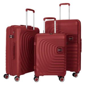 PARA JOHN Travel with Confidence - Anti-Theft Stylish PP Trolley Luggage for Modern Explorers - WINE RED