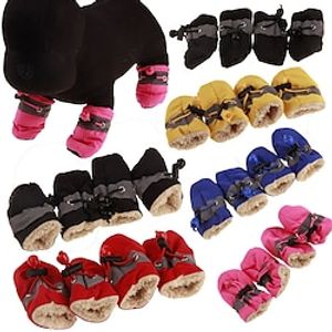 Dog Shoes Small Dog Teddy Shoes Toddler Anti-skid Pet Shoe Covers Rain Shoes Pet Shoe Foot Covers Lightinthebox