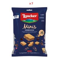 Loacker Minis Cremkakao Chocolate Wafers, 7X150G