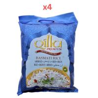 Qilla Premium Basmati Rice 5Kg Pack of 4