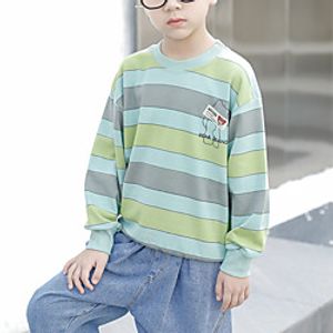 Kids Toddler Boys' Hoodie  Sweatshirt Long Sleeve Cartoon Animal Print Rainbow Children Tops Spring   Fall Casual / Daily Casual / Daily Loose 3-13 Years miniinthebox