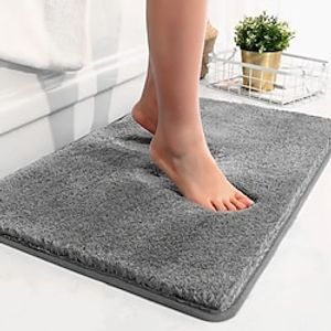 Thickened High Fluff Floor Mat Bathroom Water Absorption Anti-skid Mat Bathroom Doormat Bedroom Carpet Floor Mat Lightinthebox