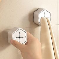 3 Pcs Towel Rack Multifunctional Wall-mounted Punch-free Non-slip Space-saving Toilet Organizer Self Lightinthebox