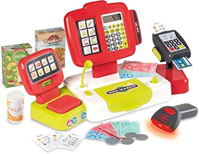 Smoby - Large Cash Register Red